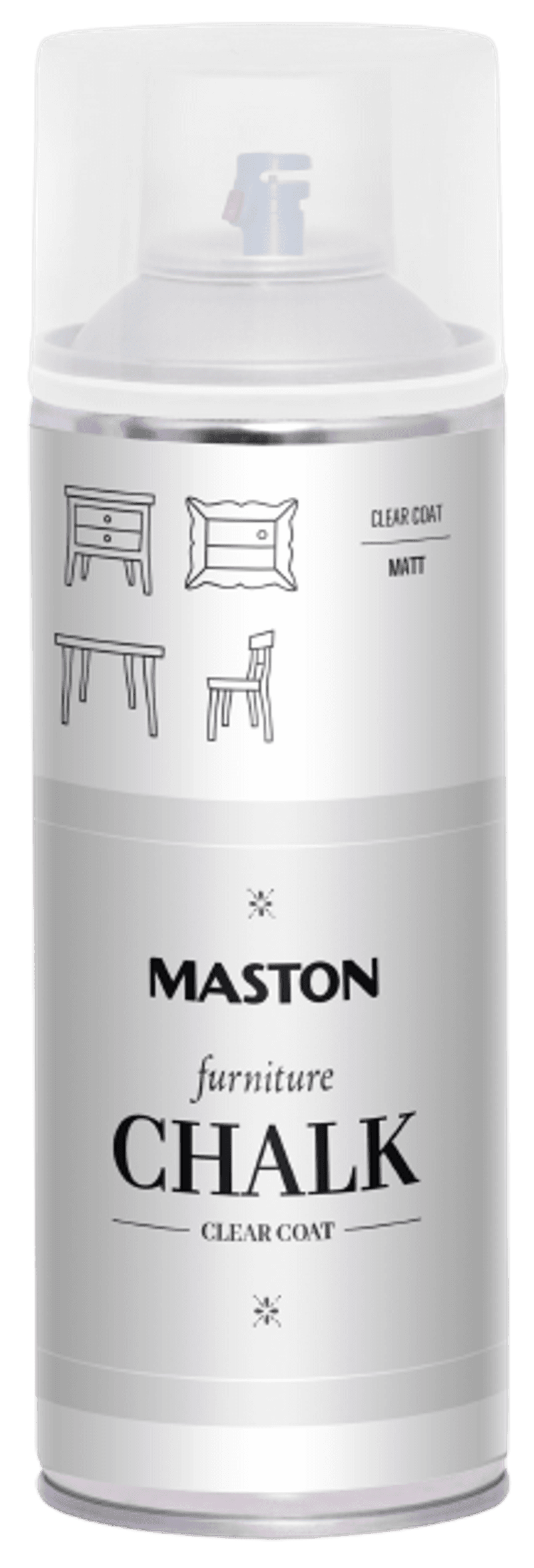 SPRAY MASTON FURNITURE CHALK CLEAR COAT - Náter na zvýšenie tvrdosti