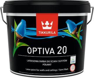 OPTIVA 20 SEMI MATT, umývateľná farba, TIKKURILA