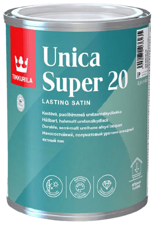UNICA SUPER 20, lak na drevo, TIKKURILA