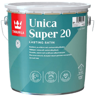 UNICA SUPER 20, lak na drevo, TIKKURILA