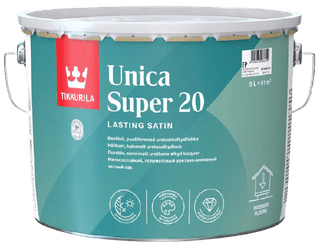 UNICA SUPER 20, lak na drevo, TIKKURILA