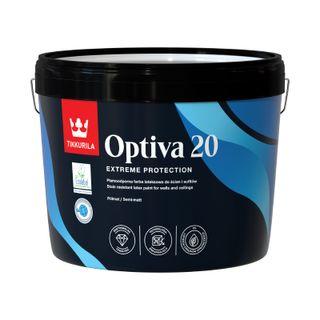 OPTIVA 20 SEMI MATT, umývateľná farba, TIKKURILA