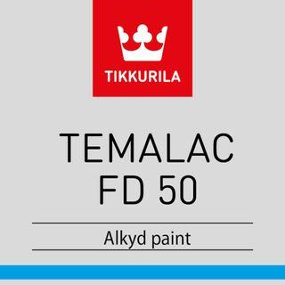 TEMALAC FD 50, alkydový vrchný náter, TIKKURILA