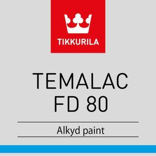 TEMALAC FD 80, alkydový vrchný náter, TIKKURILA