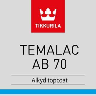 TEMALAC AB 70, alkydový vrchný náter, TIKKURILA