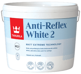 ANTI-REFLEX WHITE, anti-reflexná farba, TIKKURILA