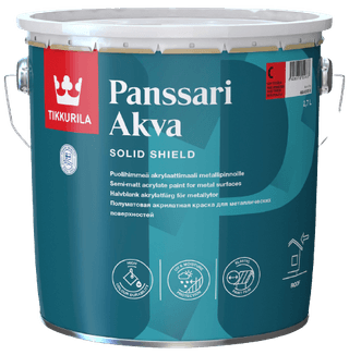 PANSSARI AKVA - Polomatná akrylová farba na kovové povrchy