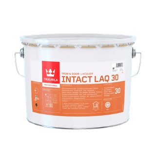 INTACT LAQ 30 - Vodou riediteľný nežltnúci lak na vnútorné použitie.