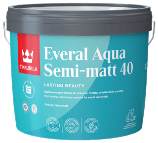 EVERAL AQUA SEMI MATT 40 Exterier - Polomatný email s vysokou odolnosťou