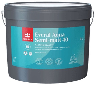 EVERAL AQUA SEMI MATT 40 Exterier - Polomatný email s vysokou odolnosťou