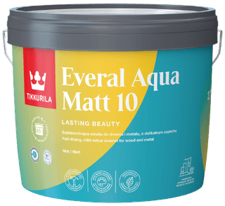 EVERAL AQUA MATT 10 Exterier - Matný email s vysokou odolnosťou