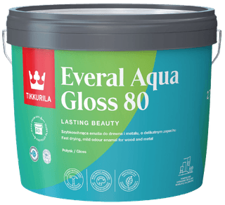 EVERAL AQUA GLOSS 80 Exteriér - Lesklý email s vysokou odolnosťou