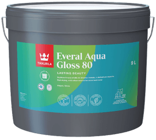 EVERAL AQUA GLOSS 80 Interiér - Lesklý email s vysokou odolnosťou