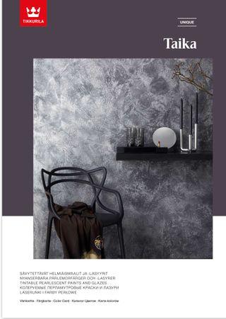TAIKA - Vzorkovník pre farby Taika Pearl Paint a glazúry Taika Pearl Glaze