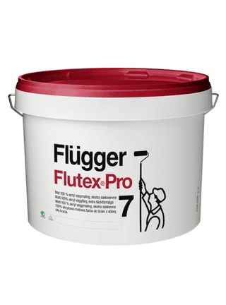 FLUTEX PRO 7 - Umývateľná polomatná farba na steny