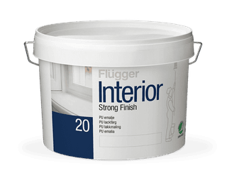 INTERIOR STRONG FINISH 20 - Akrylátový polomatný vrchný náter s vysokou odolnosťou