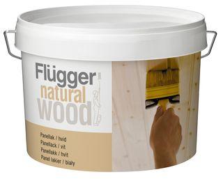 NATURAL WOOD PANEL WHITE VARNISH - Biely matný akrylátový lak na drevo