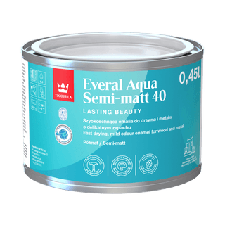 EVERAL AQUA SEMI MATT 40 Exterier - Polomatný email s vysokou odolnosťou