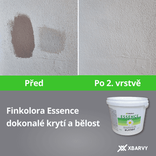FINKOLORA ESSENCE, oteruvzdorná hlboko matná farba