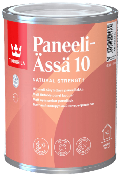 PANEELI ÄSSÄ 10, lak na drevené obklady, TIKKURILA