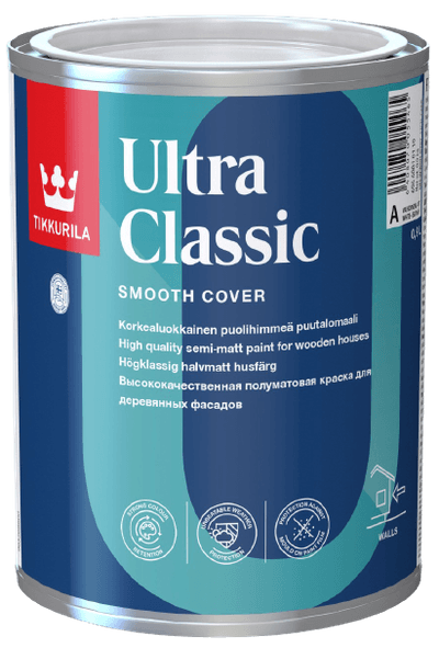 ULTRA CLASSIC, krycia farba na drevo, TIKKURILA
