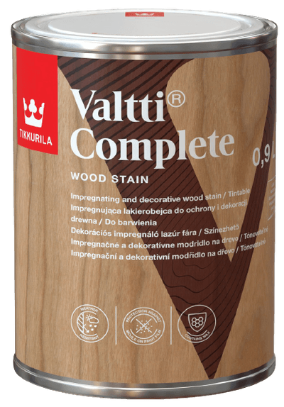 VALTTI COMPLETE, tenkovrstvá lazúra, TIKKURILA