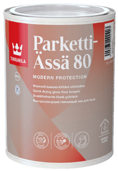 PARKETTI ÄSSÄ 80, lak na drevo, TIKKURILA