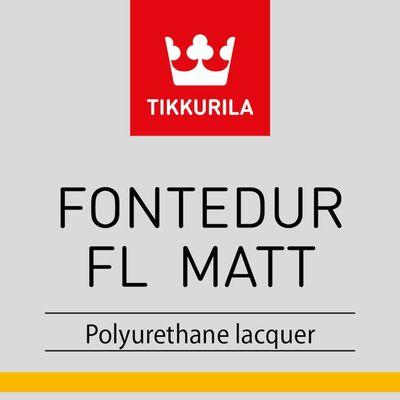 FONTEDUR FL MATT, polyuretánový lak, TIKKURILA