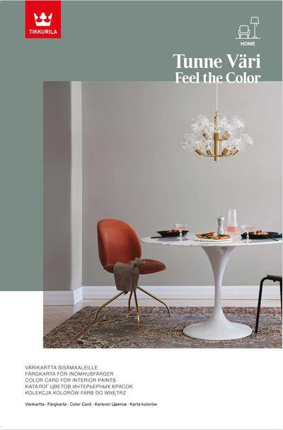 FEEL THE COLOR - Vzorkovník odtieňov pre interiérové farby Tikkurila