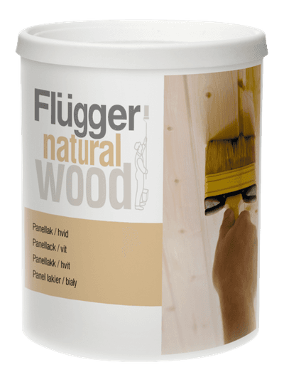 NATURAL WOOD PANEL WHITE VARNISH - Biely matný akrylátový lak na drevo