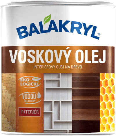 VOSKOVÝ OLEJ BALAKRYL - Interiérový voskový olej na drevo