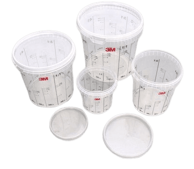 MIXING CUP AND LID