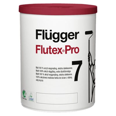 FLUTEX PRO 7 - Umývateľná polomatná farba na steny