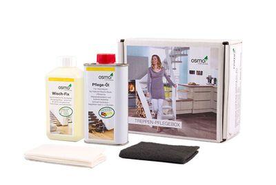 ÚDRŽBOVÁ SADA NA SCHODY - Čistenie, oživenie a starostlivosť o drevené schody