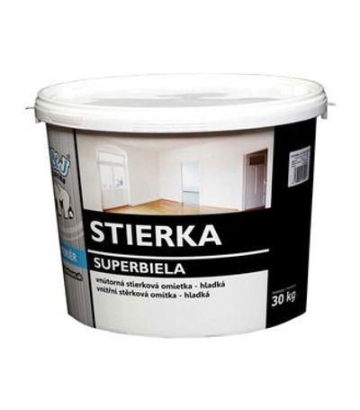STIERKA SUPERBIELA - Vnútorná hladká stierková omietka