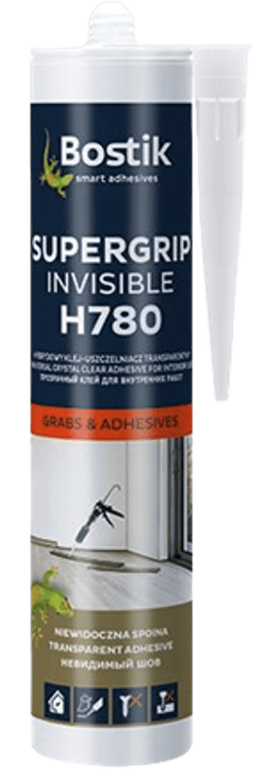 H780 SUPERGRIP INVISIBLE - Univerzálne krištáľovo čisté lepidlo