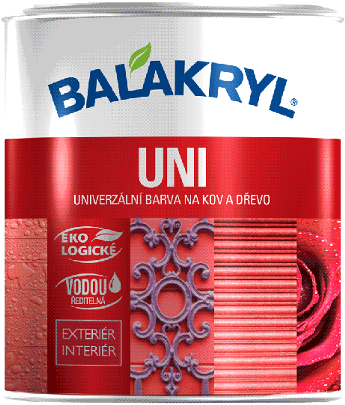 BALAKRYL UNI LESK - Univerzálna farba na kov a drevo