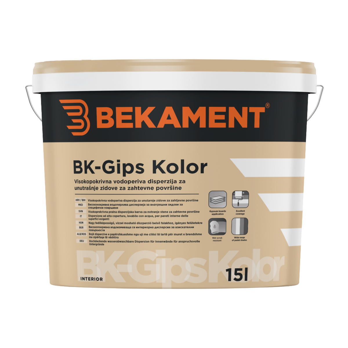 BK GIPS KOLOR - Interiérová farba na sádrokartón