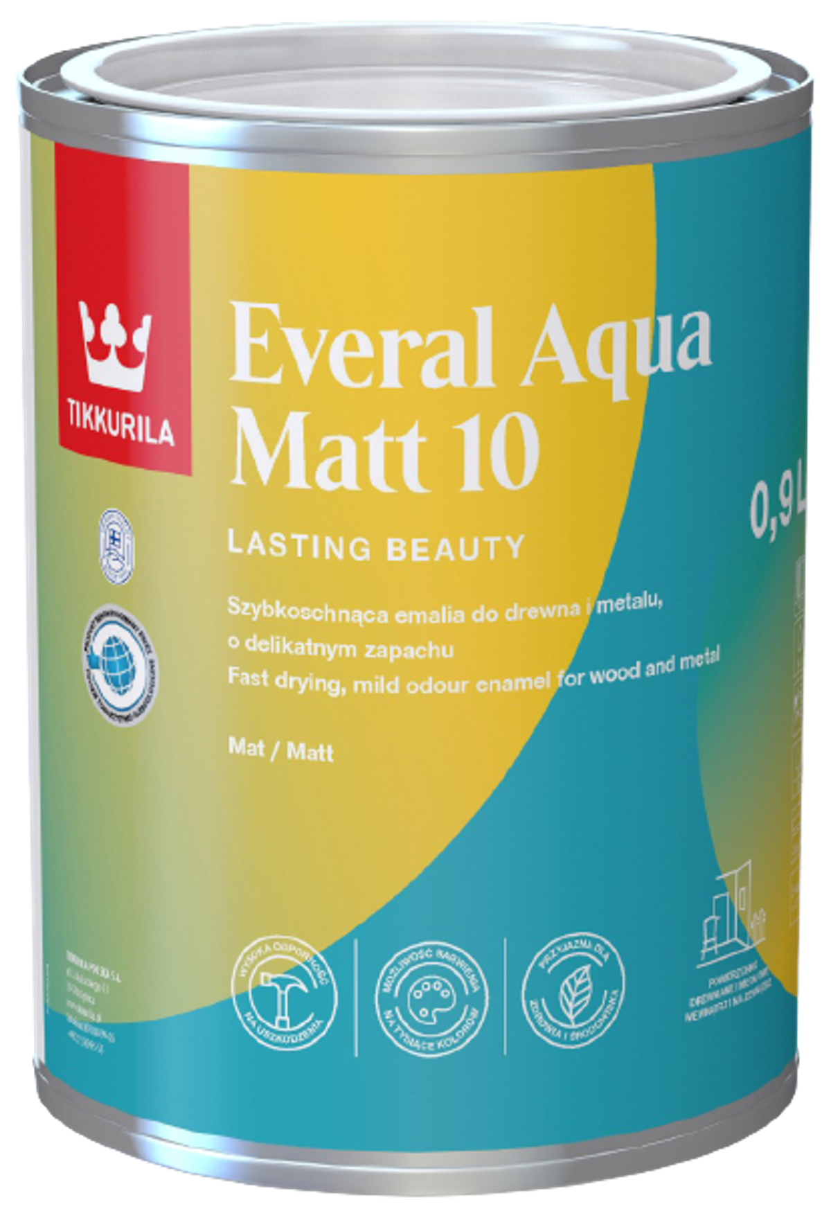 EVERAL AQUA MATT 10 Interier - Matný email s vysokou odolnosťou 