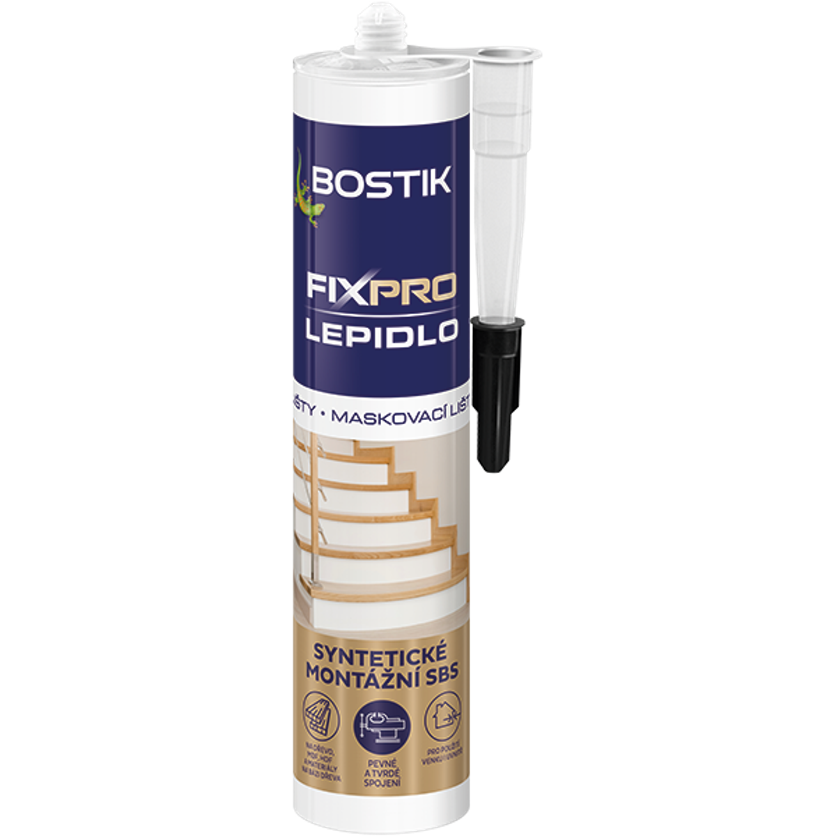FIXPRO LEPIDLO NA MASKOVACIE LIŠTY - Montážne lepidlo na lepenie stolárskych prvkov 