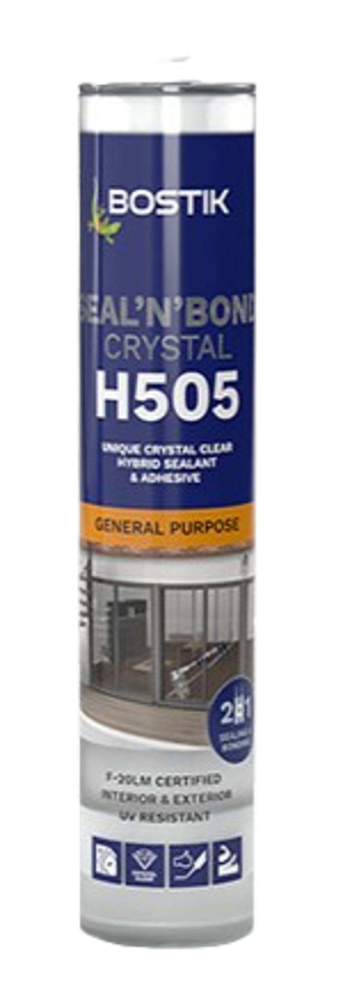 H505 SEAL´N´BOND CRYSTAL - Univerzálne priehľadné hybridné lepidlo a tmel
