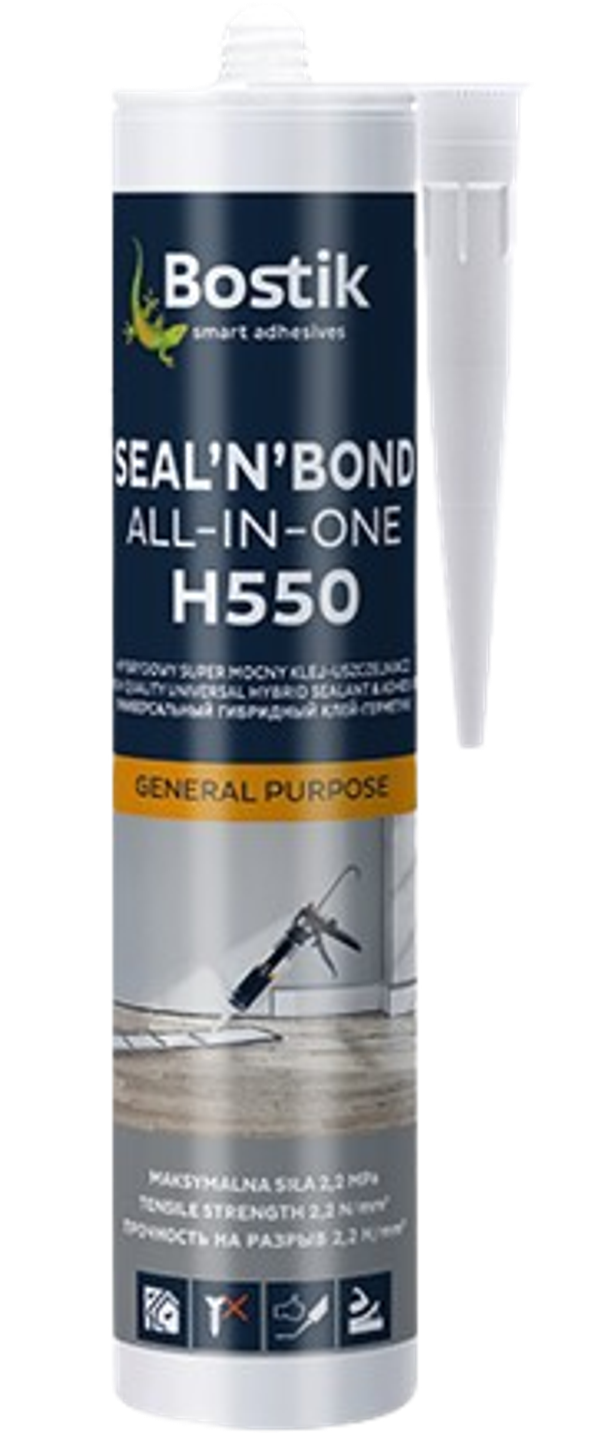 H550 SEAL´N´BOND ALL-IN-ONE - Superpevný hybridný lepiaci tmel