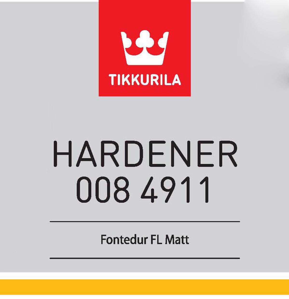 HARDENER 008 4911, tužidlo, TIKKURILA