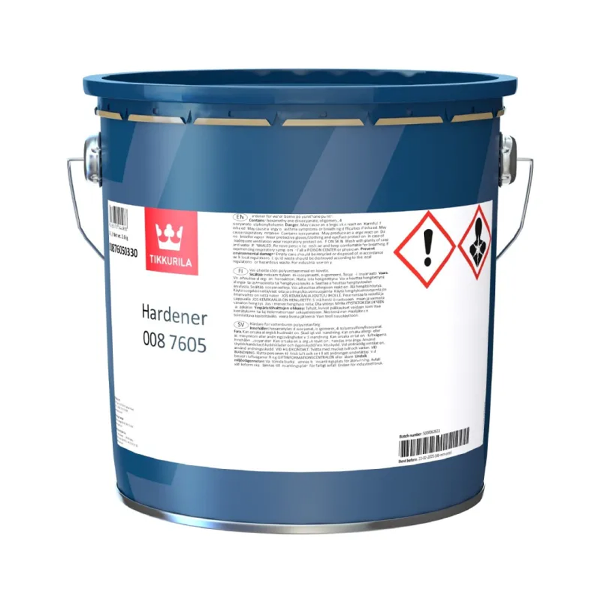 HARDENER 008 7605 - Tužidlo pre vodou riediteľné polyuretánové farby.