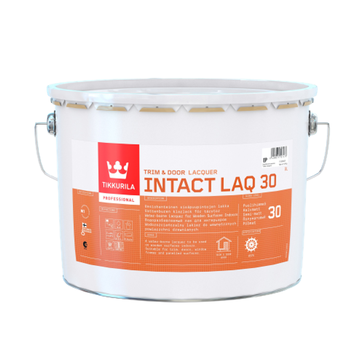 INTACT LAQ 30 - Vodou riediteľný nežltnúci lak na vnútorné použitie. 

