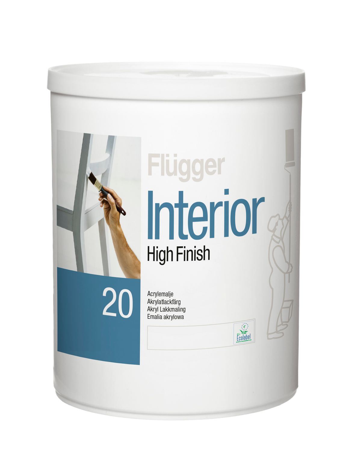 INTERIOR HIGH FINISH 20 - Akrylátový polomatný vrchný náter na drevo a kov