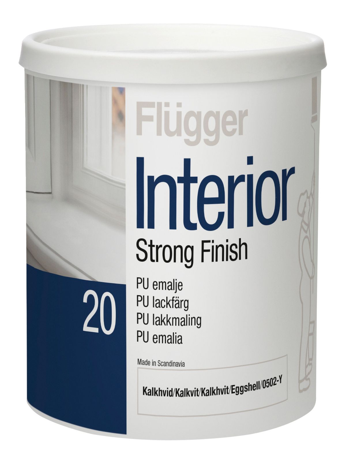 INTERIOR STRONG FINISH 20 - Akrylátový polomatný vrchný náter s vysokou odolnosťou
