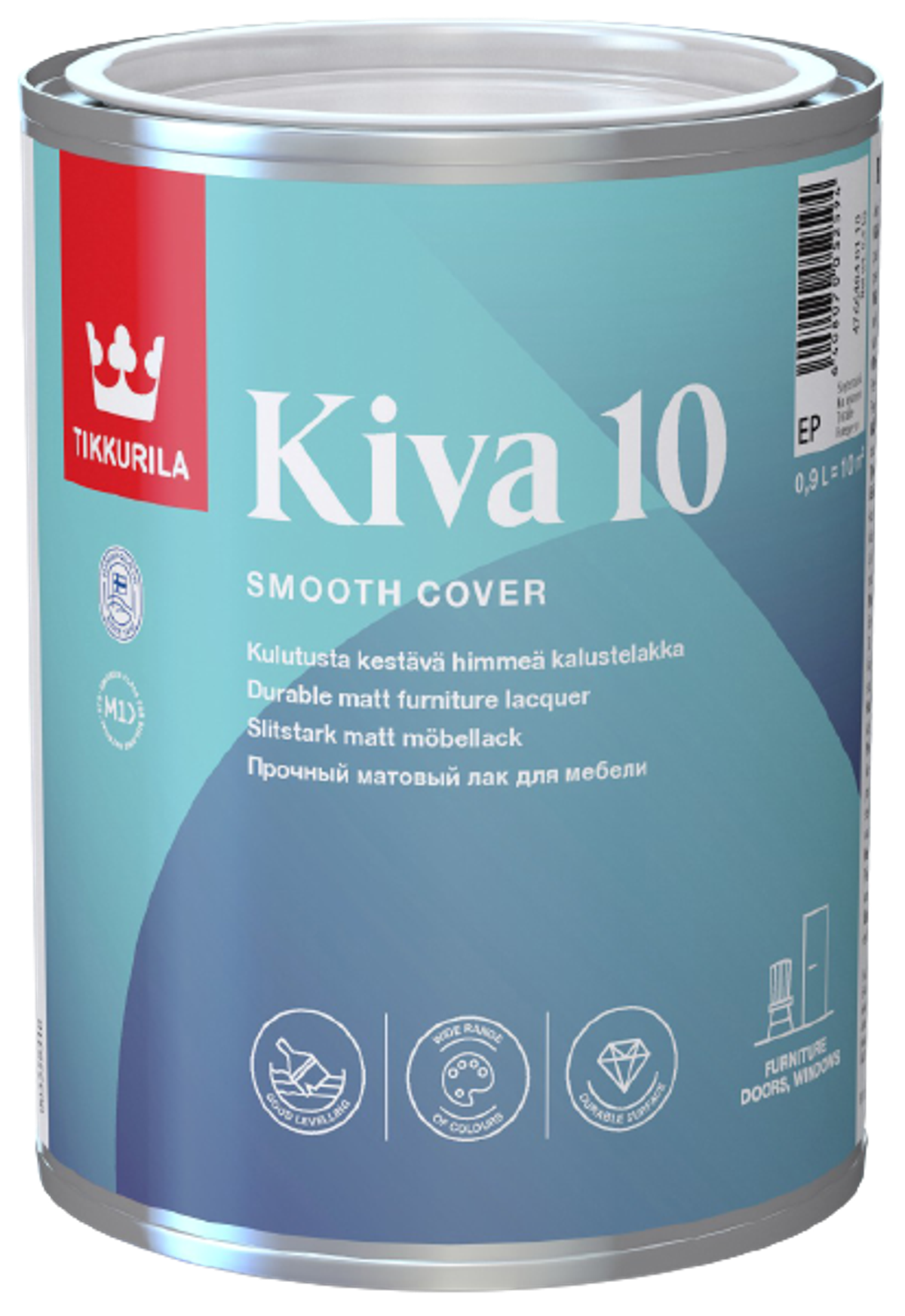 KIVA 10, nežltnúci nábytkový lak, TIKKURILA
