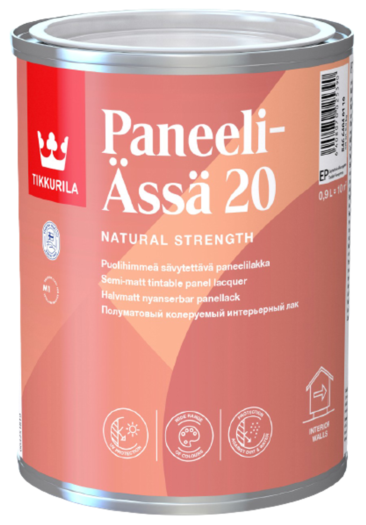 PANEELI ÄSSÄ 20, lak na drevené obklady, TIKKURILA