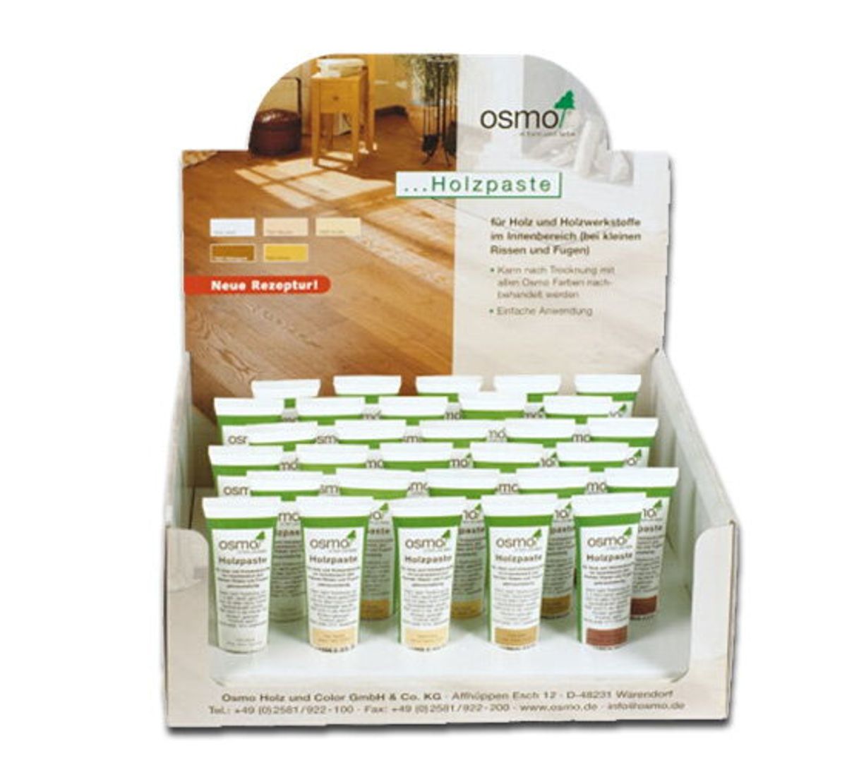 REPARAČNÉ PASTY NA DREVO KOMPLET BOX - 30ks pást na opravu trhlín v dreve